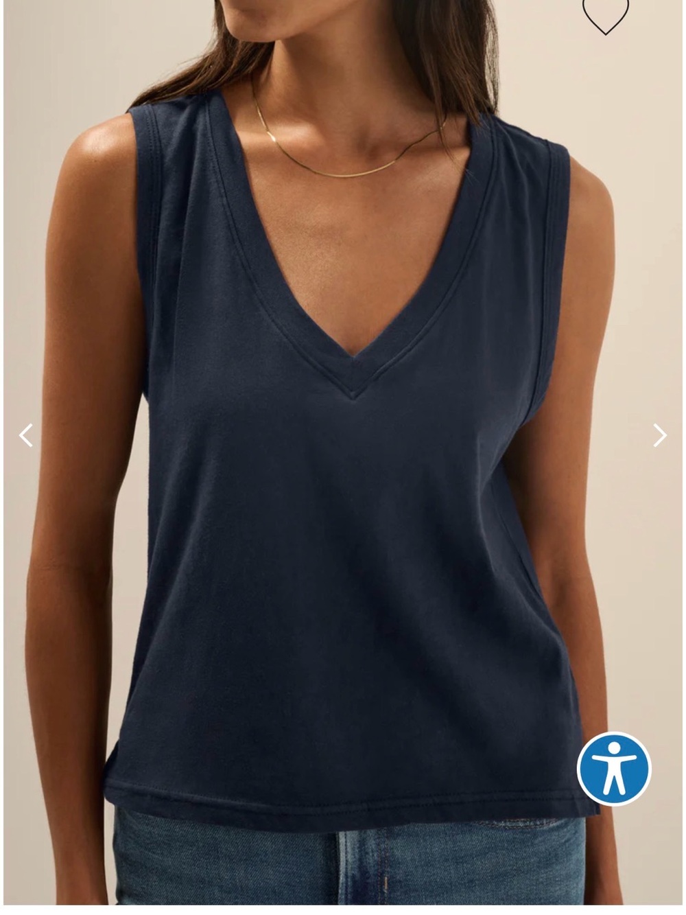 The Organic Everyday V-neck Favorite Daughter Tank